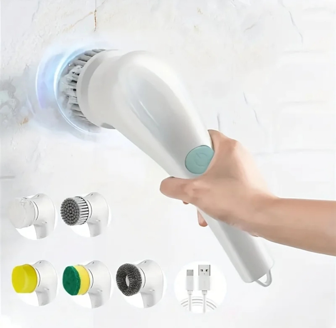 Електрична щітка Magic Brush 7 в 1 з насадками акумуляторна, універсальна