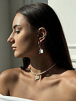 Комплект з прикрас чокера та сережок «Птахи»