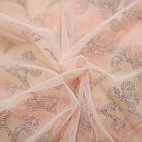 Напівпрозорий боді з квітковою вишивкою та шнурівкою - бежевий S (1005002220126202), фото 9