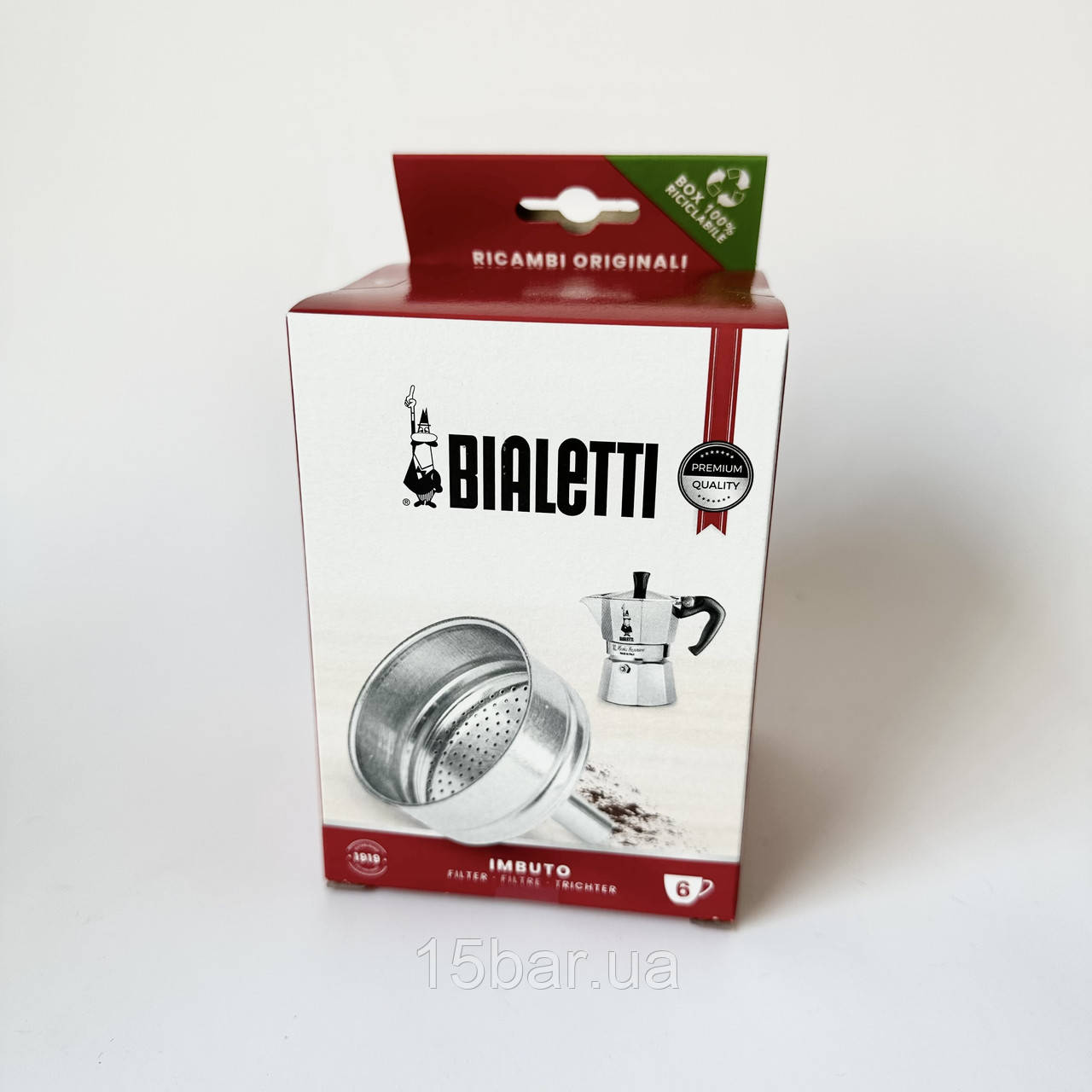 Воронка для гейзерних кавоварок Bialetti (6ч) 990800135/NP