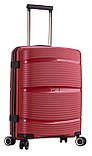 Набір валіз Франція (L M S-3шт) поліпропілен червоний/Snowball 94103, фото 8