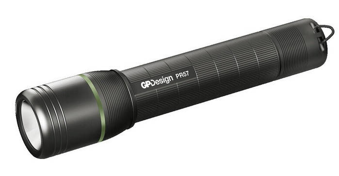 Ручний ліхтарик GP PR57-BB1, Cree XP-L 1000Lm, 18650, 2600mAh, micro-USB, Focus, IPX4, 5 режимів,, фото 1