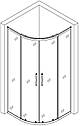 Душова кабіна BRAVO WISLA N90 БЕЗ піддона (1уп.) (000015227), фото 4