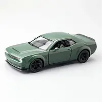 Машина метал Dodge Challenger SRT Hellcat, 1:36 RMZ City Зелена