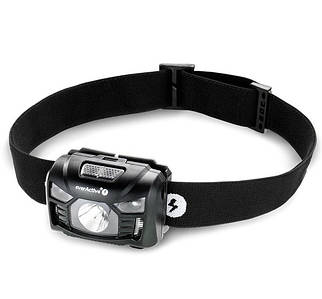 Налобний ліхтарик everActive HL-160 "Viper", SMD LED 160Lm, Sensor, 3xAAA, Червоний LED, IPX4, 5 режимів