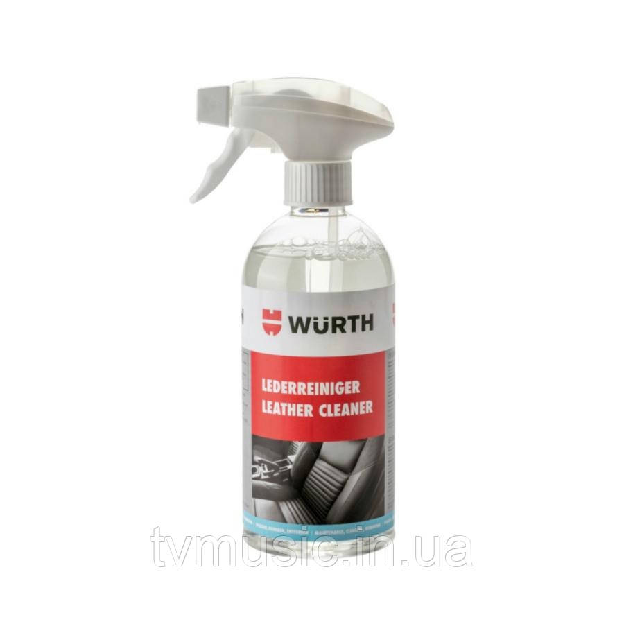 Очисник шкіри та алькантари Wurth Leather Cleaner 500 мл (0893012902)