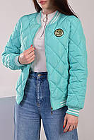 Куртка жіноча бірюзова демісезонна код П436