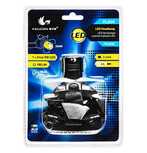 Ліхтарик налобний Falcon Eye Orion FHL0032, 3xAAA, 180Lm, XPE-R3 5W, Zoom, 3 режими, фото 5