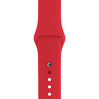 Силіконовий ремінець для Apple watch 42mm/44mm/45mm/49mm red