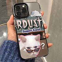 Чохол на Iphone 15 Pro Max Super Cool Cat, захисний, прозорий