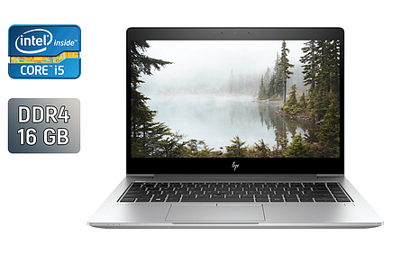 Ультрабук Б-клас HP EliteBook 840 G6/ 14" (1920x1080)/ Core i5-8265U/ 16 GB RAM/ 512 GB SSD/ UHD 620, фото 1