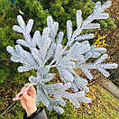 Гілки хвойні штучні Traditional 60 см засніжені (упаковка 15 штук), фото 5