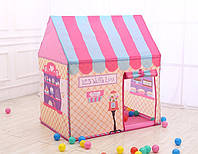 Дитячий Ігровий Будиночок , Великий Намет Для Дітей, 110х70х100см. Солодкий Будиночок Денвер 46