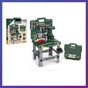 Дитячий ігровий набір інструментів G 230 стіл з інструментами верстат 98 предметів