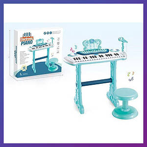 Піаніно синтезатор для дітей 883 F на ніжках зі стільчиком