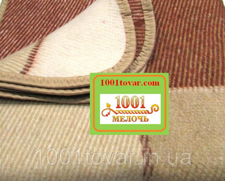 Дитячий чистошерстяной плед-одіяло Vladi Ельф, розмір 140*100 см, 100% овеча шерсть, фото 1