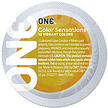 Презерватив ONE Color Sensations - ONE will get you there (Yellow) 1 шт Кітті, фото 3