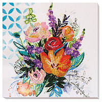 Набір-міді Для Вишивання Бісером "квіткова Феєрія" Amb-067 20х20 См DBUY