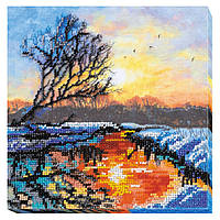 Набір-міді Для Вишивання Бісером "зоря Вечірня" Amb-018 20х20 См DBUY