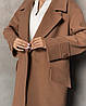 Стильне жіноче Пальто «Жінєва» Карамель, фото 2