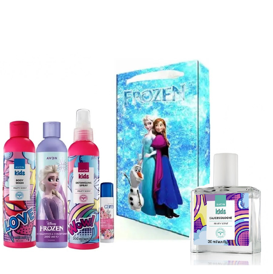 Набір для дівчаток з фруктовим ароматом (з 6 найменувань) AVON Disney Frozen KIDS FLORAL FRUITY