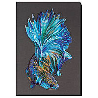 Набір Для Вишивання Бісером "синє Золото" Ab-746 На Натуральному Полотні Adver 42