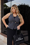 Стильний жіночий жилет "Voice" Батал, фото 2