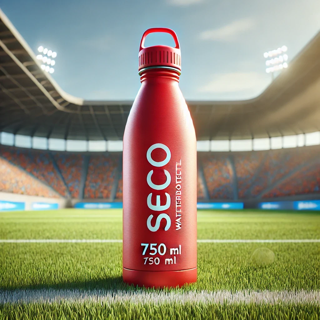 Спортивна пляшка для води. Об'єм - 750 мл SECO червона