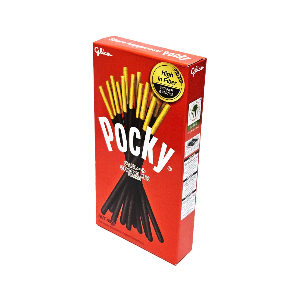 Японські палички Pocky з шоколадом 40гр. Glico Таїланд