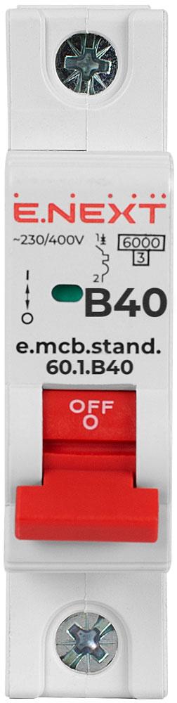 S001111 Модульний автоматичний вимикач e.mcb.stand.60.1.B32, 1р, 32А, B, 6кА