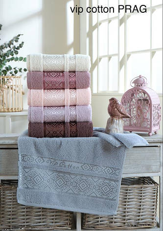 Махрові рушники Cestepe Vip cotton Prag Turkey, фото 1