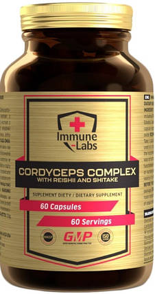 Кордицепс комплекс Immune Labs Cordyceps Complex 60 капсул, фото 1