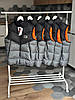Сіраа чоловіча жилетка Nike Golf Windrunner Grey Black тепла без рукавів Безрукавка Найк непромокаюча плащівка осінь, фото 8
