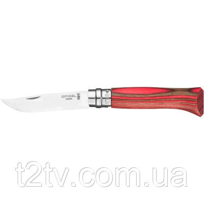 Ніж Opinel 8 VRI Laminated червоний (002390)