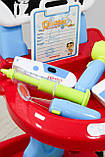Ігровий набір лікаря з візочком 660-44 Рентген (синьо-червоний), фото 6