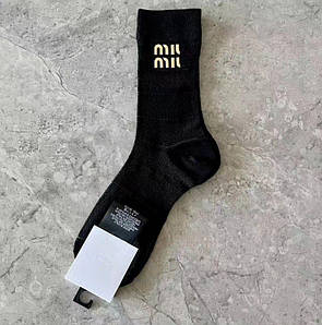 Шкарпетки жіночі Miu Miu (36-39) високі повсякденні