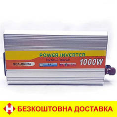 Перетворювач напруги 12V-220V Інвертор на 1000 Вт, Безперебійне джерело живлення (SDA-1000A)