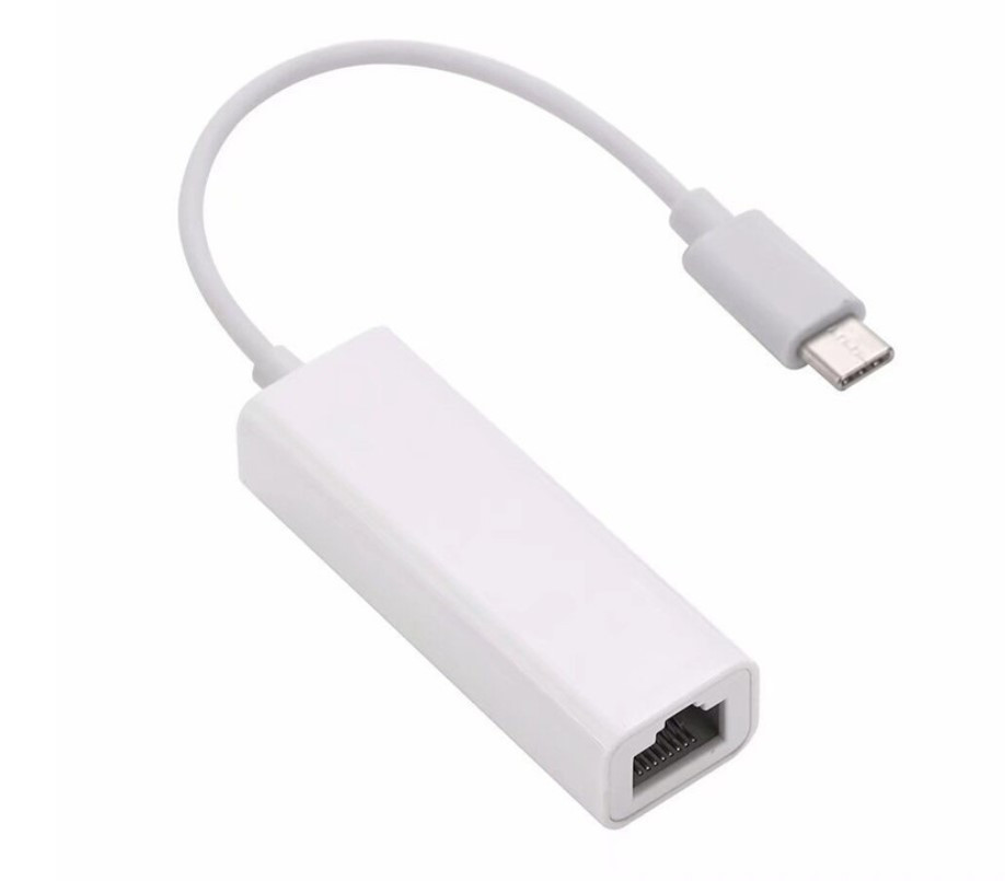 Мережева карта Type C — Lan RJ45 10/100Mbps біла