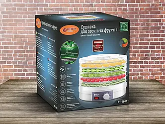 Сушарка для овочів та фруктів 1200Вт BITEK BT-6800 4шт 6706