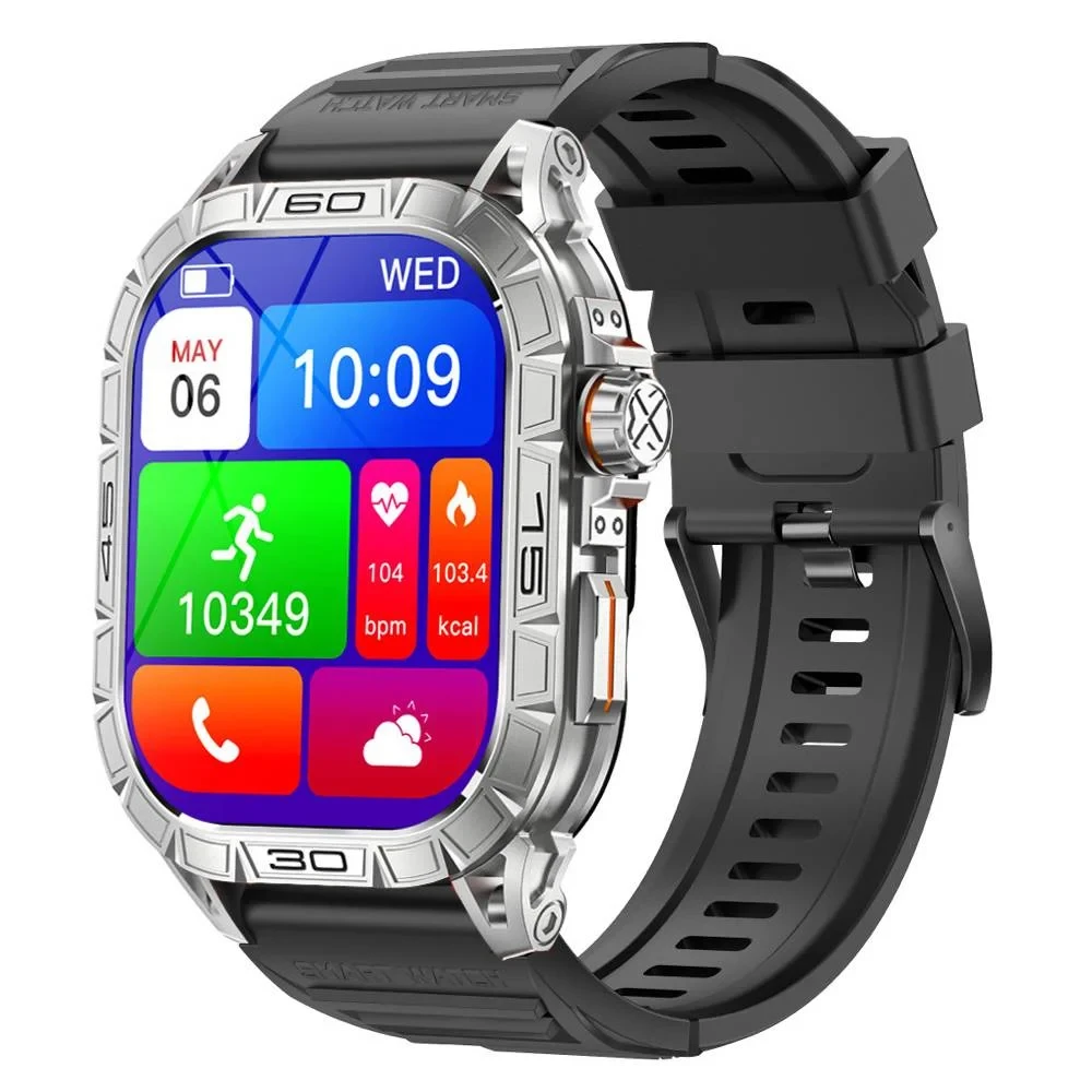 Modfit Navi Compass Ultra Silver тактичний водонепроникний смарт годинник з компасом