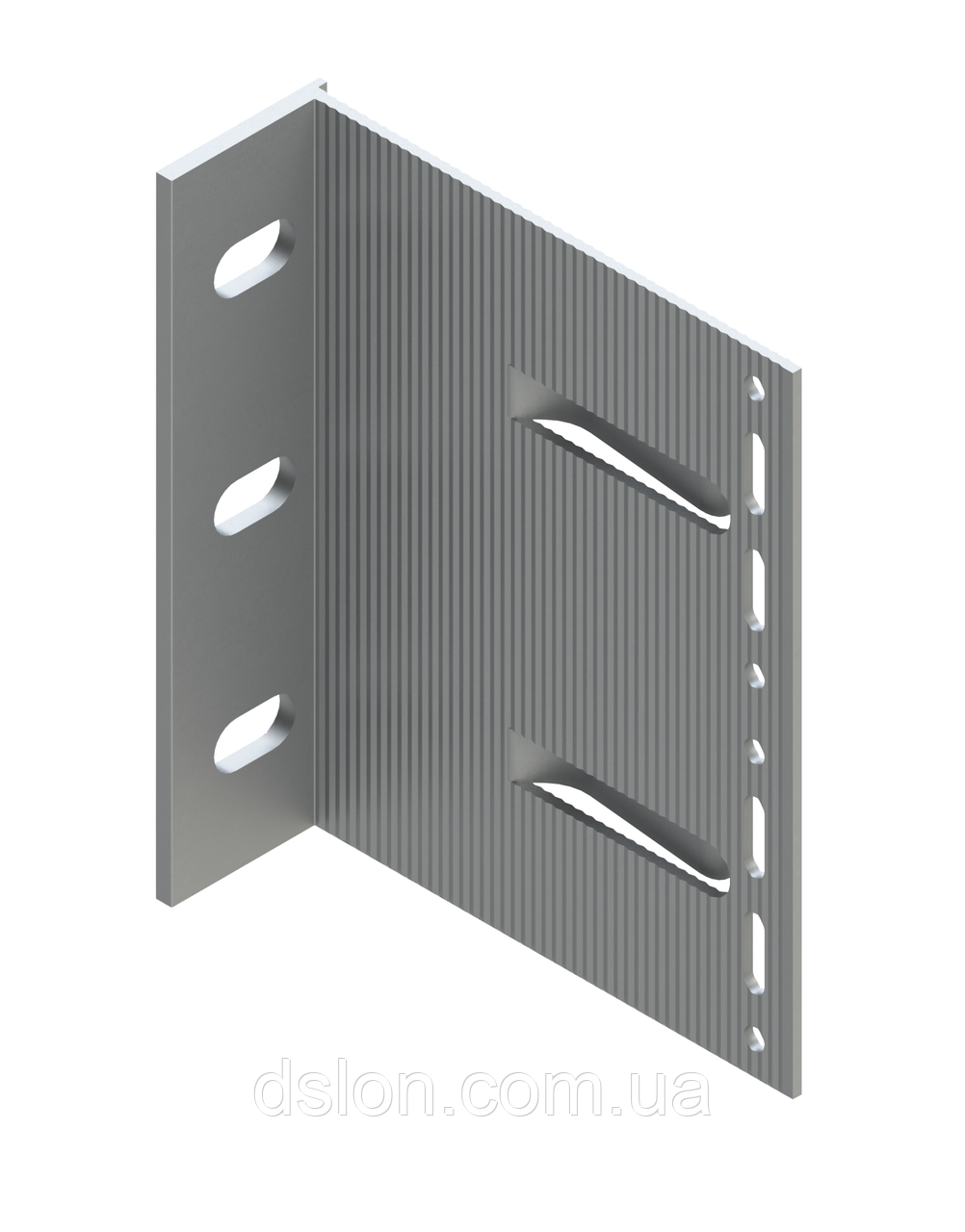 Кронштейн алюмінієвий KMD L120*150*40L