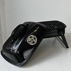 Складаний вугільний міні гриль-барбекю CAMP GRILL GRAY, фото 2