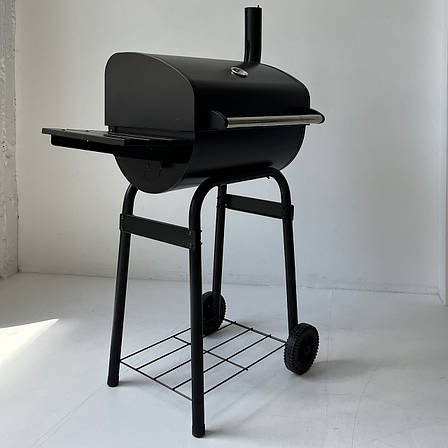 Вугільний гриль-барбекю квадратний SMOKE GRILL, фото 1