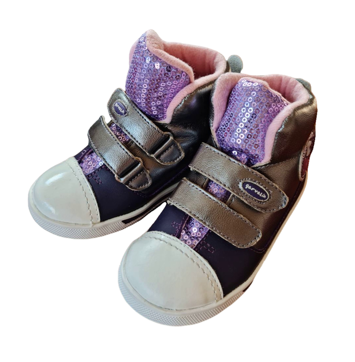 Черевики демісезонні для дівчинки Garvalin 111465 фіолетові 24-35