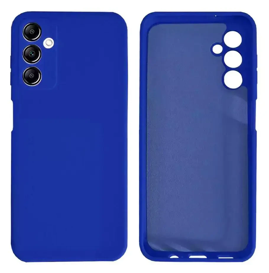 Чохол Silicone case Camera Protective для Samsung S23 Plus (26) яскраво синій Neon blue
