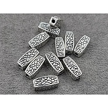 Намистини металеві 5*12мм (19 шт)