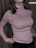 Водолазка з люрексом 999-2 вк, фото 6