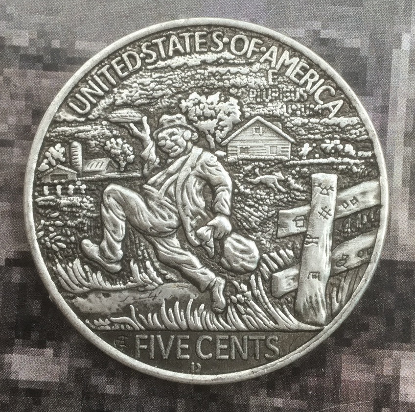 Сувенір монета 1 долар Банка США, "Ділий ноги". Hobo Coin American