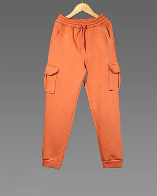 Спортивні штани карго теплі Poyraz для хлопчика 3-8 років, 116, Теракотовий