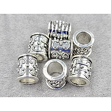 Намистини металеві 10*11мм (12 шт)